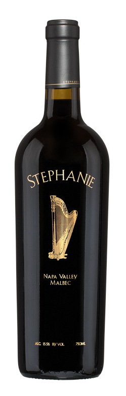 Bottle of 2018 Stephanie Malbec