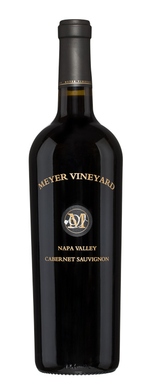 Bottle of 2021 Meyer Cabernet Sauvignon