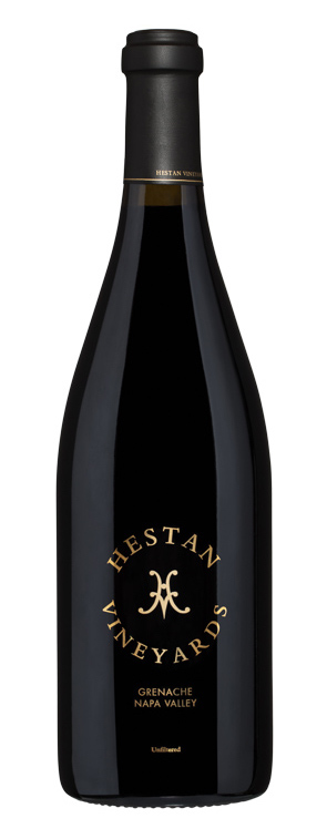 Bottle of 2021 Hestan Grenache