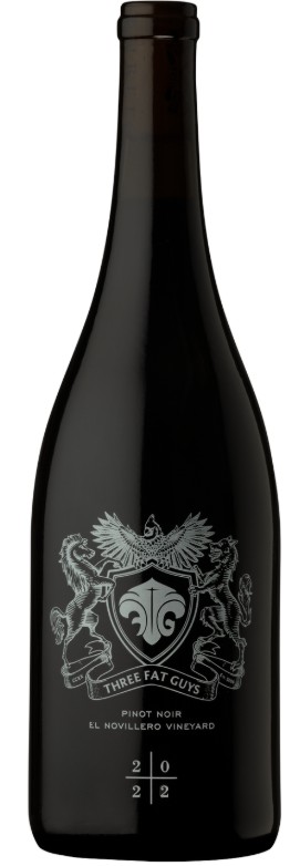 Three Fat Guys 2022 Pinot Noir from El Novillero Vineyard